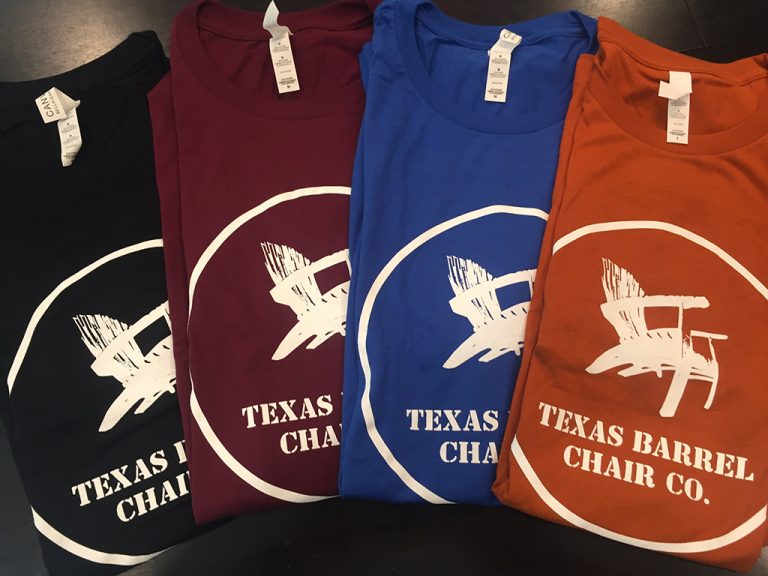 Texas Barrel Chair logo T-shirts